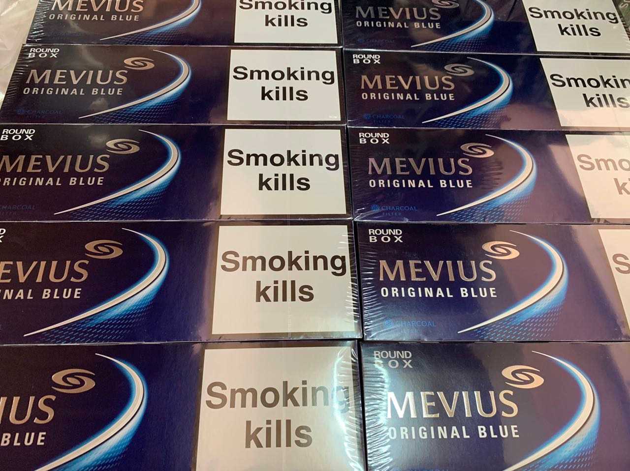 MEVIUS ORIGINAL BLUE cigarettes 10 cartons - Click Image to Close